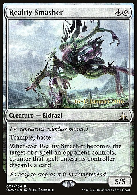 Reality Smasher, Oath of the Gatewatch Promos #7s, Magic: The Gathering card