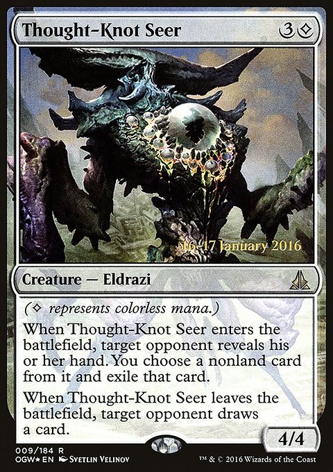 Thought-Knot Seer, Oath of the Gatewatch Promos #9s, Magic: The Gathering card