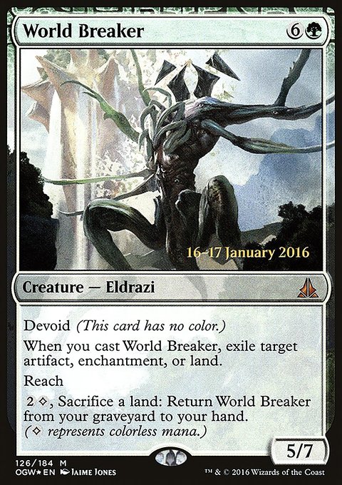 World Breaker, Oath of the Gatewatch Promos #126s, Magic: The Gathering card