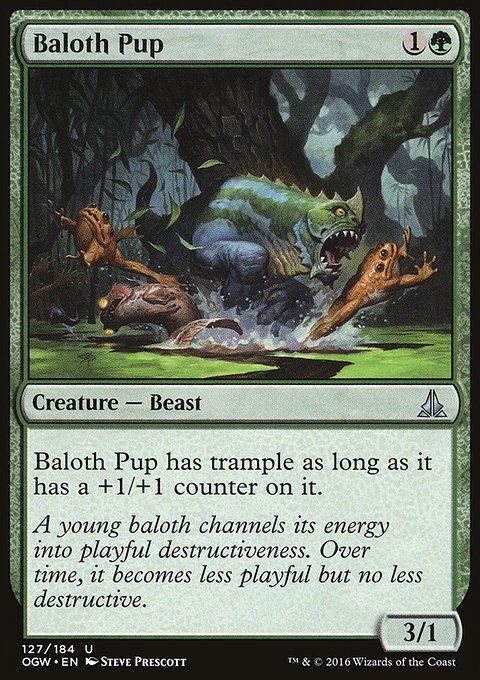 Baloth Pup, Oath of the Gatewatch #127, Magic: The Gathering card
