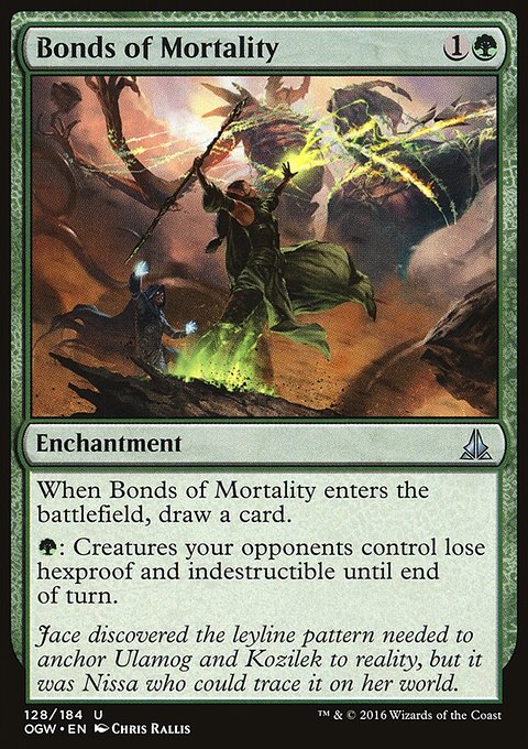 Bonds of Mortality, Oath of the Gatewatch #128, Magic: The Gathering card