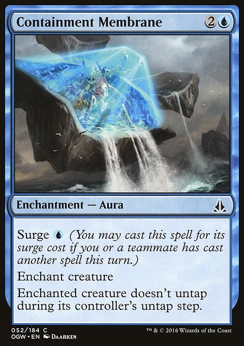 Containment Membrane, Oath of the Gatewatch #52, Magic: The Gathering card