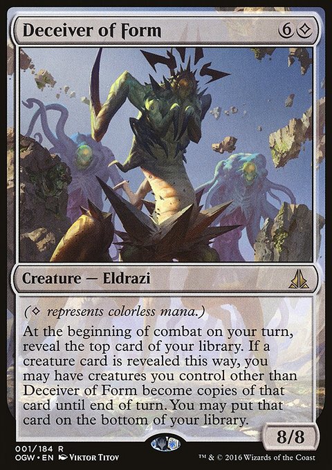 Deceiver of Form, Oath of the Gatewatch #1, Magic: The Gathering card