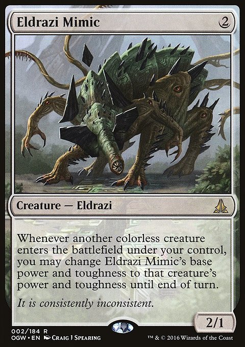 Eldrazi Mimic, Oath of the Gatewatch #2, Magic: The Gathering card