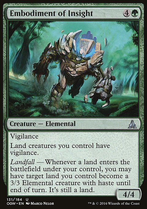 Embodiment of Insight, Oath of the Gatewatch #131, Magic: The Gathering card