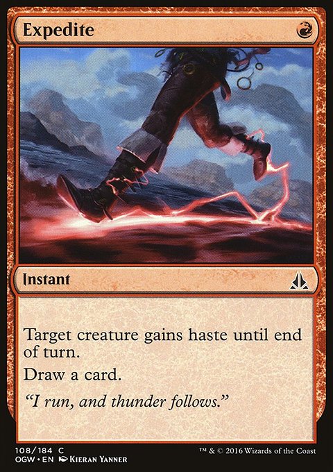 Expedite, Oath of the Gatewatch #108, Magic: The Gathering card
