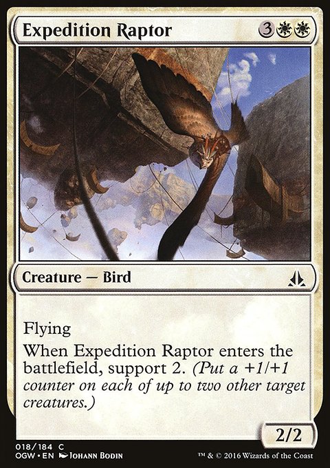 Expedition Raptor, Oath of the Gatewatch #18, Magic: The Gathering card