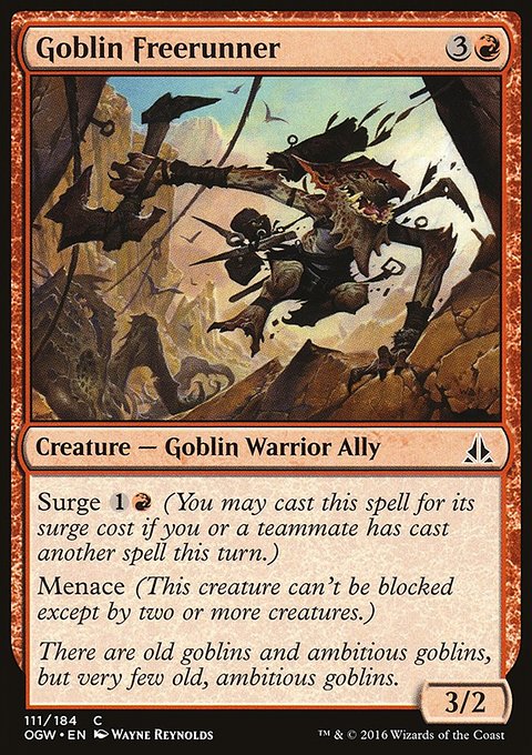 Goblin Freerunner, Oath of the Gatewatch #111, Magic: The Gathering card