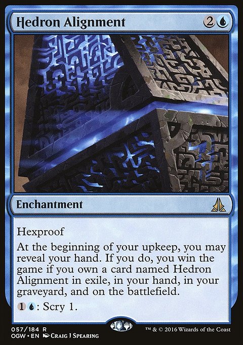 Hedron Alignment, Oath of the Gatewatch #57, Magic: The Gathering card