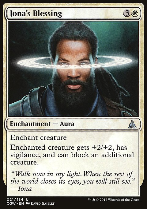 Iona's Blessing, Oath of the Gatewatch #21, Magic: The Gathering card