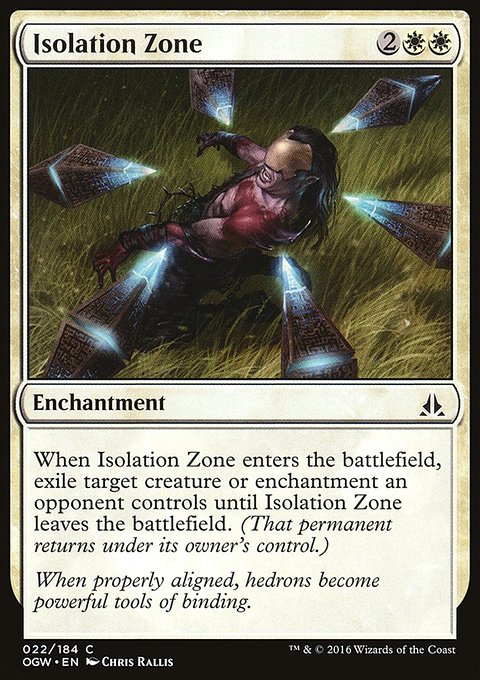 Isolation Zone, Oath of the Gatewatch #22, Magic: The Gathering card