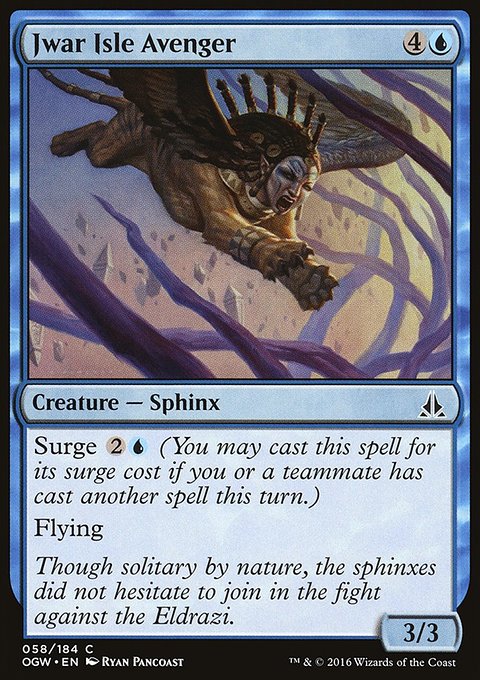 Jwar Isle Avenger, Oath of the Gatewatch #58, Magic: The Gathering card