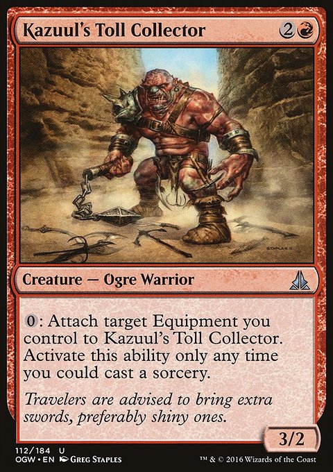 Kazuul's Toll Collector, Oath of the Gatewatch #112, Magic: The Gathering card