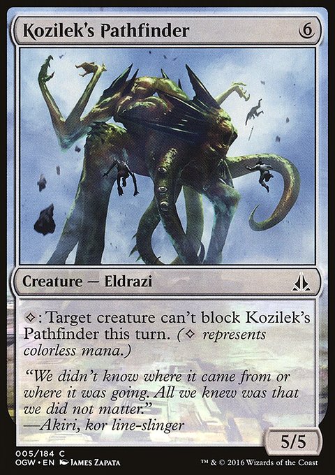 Kozilek's Pathfinder, Oath of the Gatewatch #5, Magic: The Gathering card