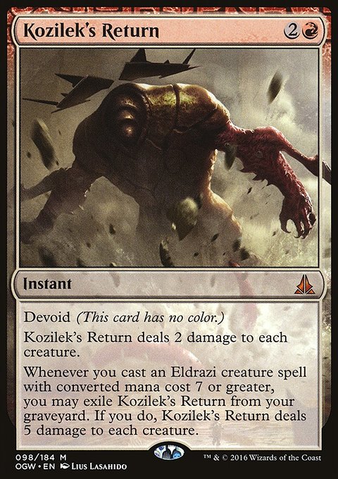 Kozilek's Return, Oath of the Gatewatch #98, Magic: The Gathering card