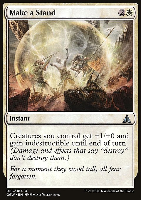 Make a Stand, Oath of the Gatewatch #26, Magic: The Gathering card
