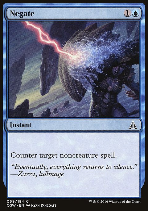 Negate, Oath of the Gatewatch #59, Magic: The Gathering card