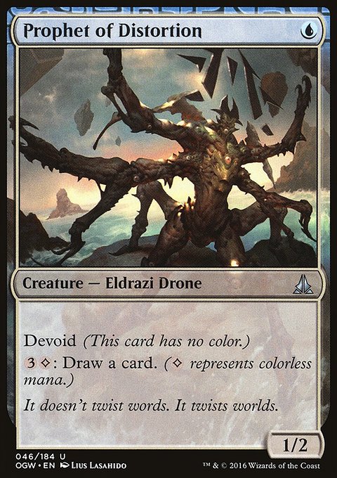 Prophet of Distortion, Oath of the Gatewatch #46, Magic: The Gathering card