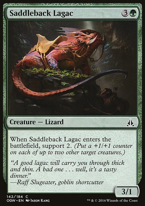 Saddleback Lagac, Oath of the Gatewatch #142, Magic: The Gathering card
