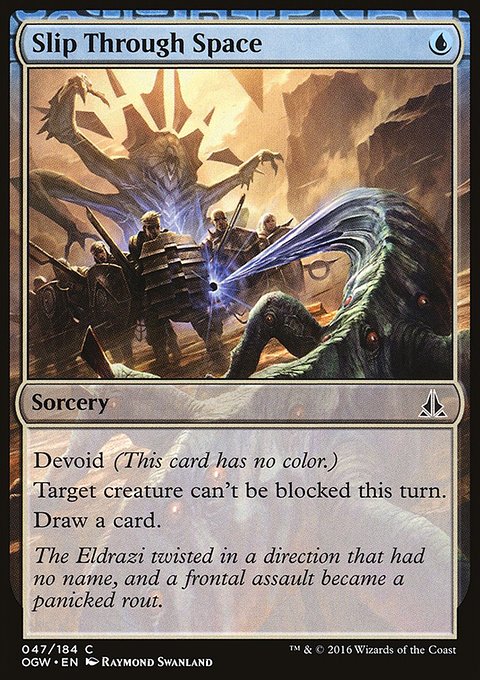 Slip Through Space, Oath of the Gatewatch #47, Magic: The Gathering card
