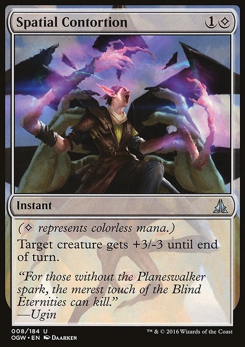 Spatial Contortion, Oath of the Gatewatch #8, Magic: The Gathering card