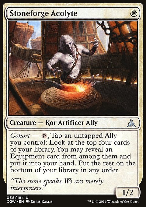 Stoneforge Acolyte, Oath of the Gatewatch #38, Magic: The Gathering card