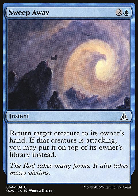 Sweep Away, Oath of the Gatewatch #64, Magic: The Gathering card