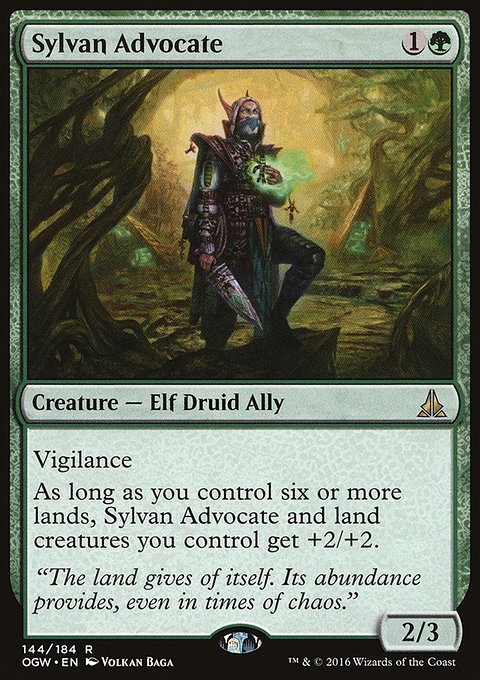Sylvan Advocate, Oath of the Gatewatch #144, Magic: The Gathering card