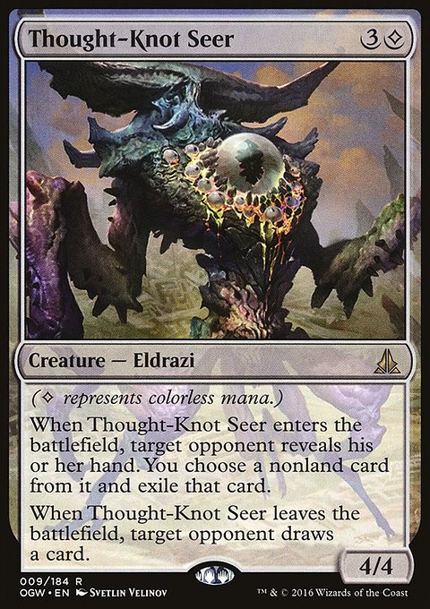 Thought-Knot Seer, Oath of the Gatewatch #9, Magic: The Gathering card