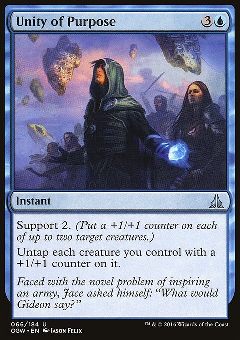 Unity of Purpose, Oath of the Gatewatch #66, Magic: The Gathering card
