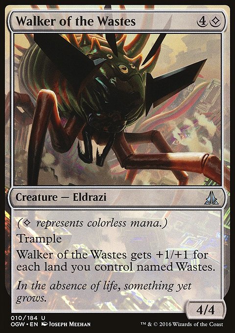 Walker of the Wastes, Oath of the Gatewatch #10, Magic: The Gathering card