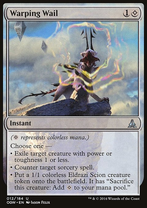 Warping Wail, Oath of the Gatewatch #12, Magic: The Gathering card