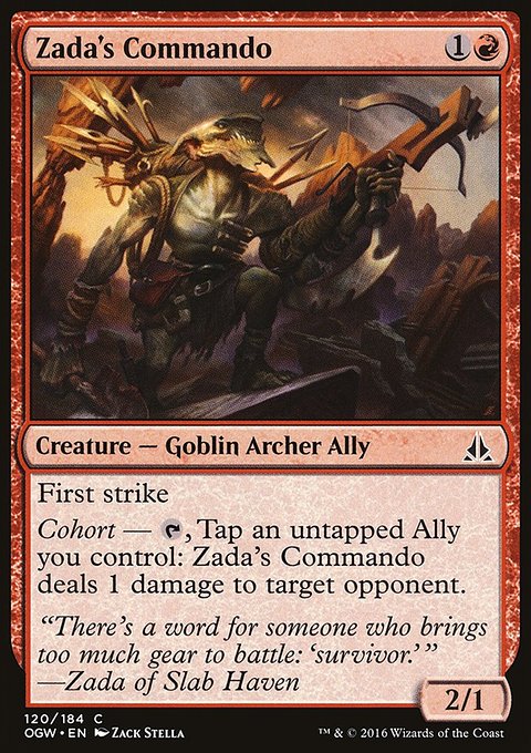 Zada's Commando, Oath of the Gatewatch #120, Magic: The Gathering card