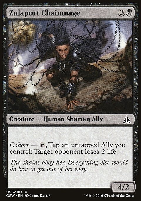 Zulaport Chainmage, Oath of the Gatewatch #93, Magic: The Gathering card