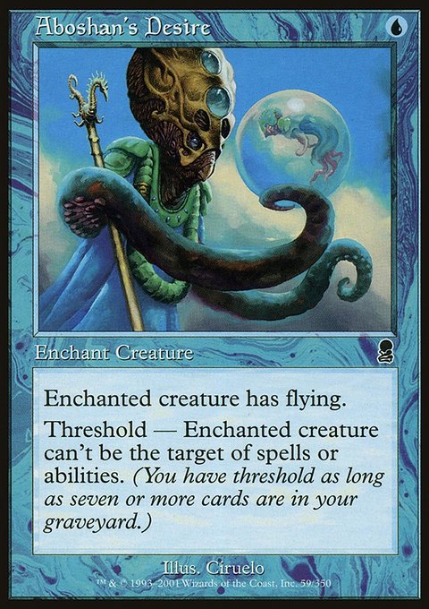 Aboshan's Desire, Odyssey #59, Magic: The Gathering card