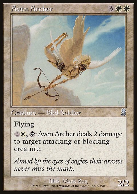Aven Archer, Odyssey #6, Magic: The Gathering card