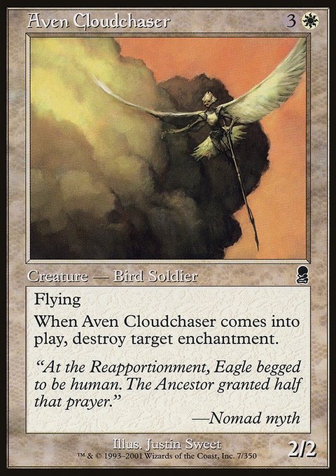 Aven Cloudchaser, Odyssey #7, Magic: The Gathering card
