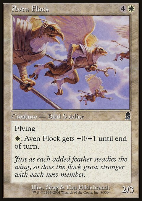 Aven Flock, Odyssey #8, Magic: The Gathering card