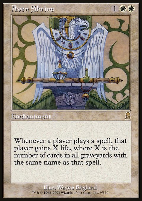 Aven Shrine, Odyssey #9, Magic: The Gathering card