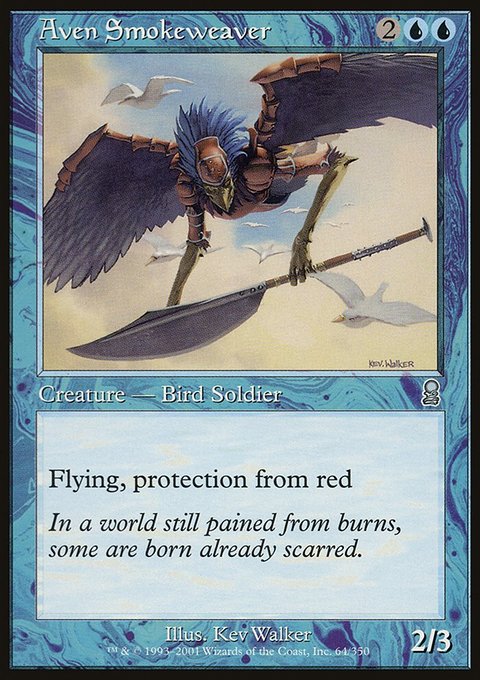 Aven Smokeweaver, Odyssey #64, Magic: The Gathering card