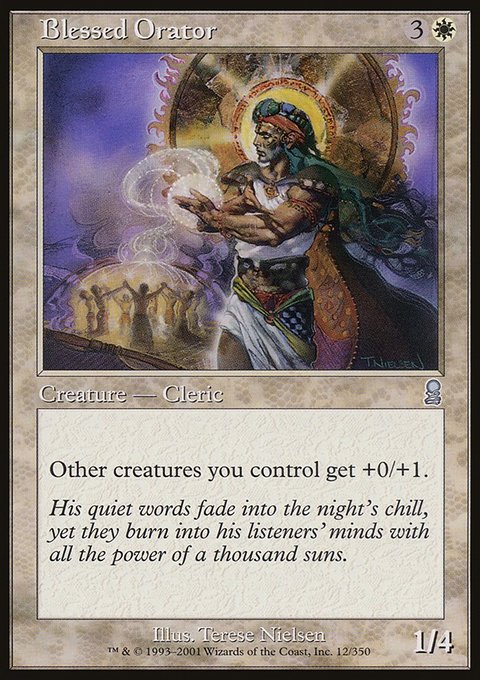 Blessed Orator, Odyssey #12, Magic: The Gathering card
