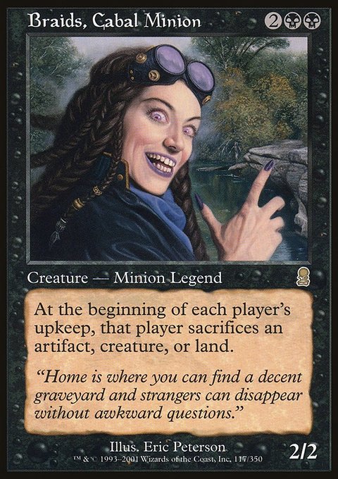 Braids, Cabal Minion, Odyssey #117, Magic: The Gathering card