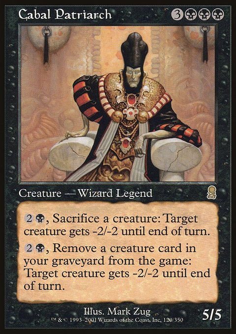 Cabal Patriarch, Odyssey #120, Magic: The Gathering card