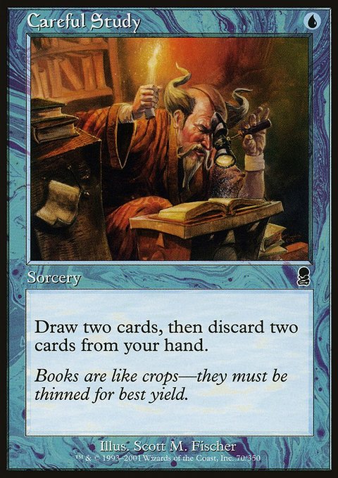 Careful Study, Odyssey #70, Magic: The Gathering card
