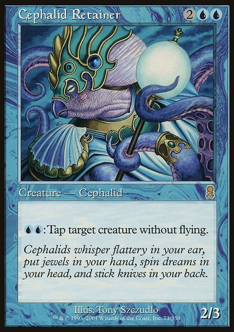 Cephalid Retainer, Odyssey #73, Magic: The Gathering card