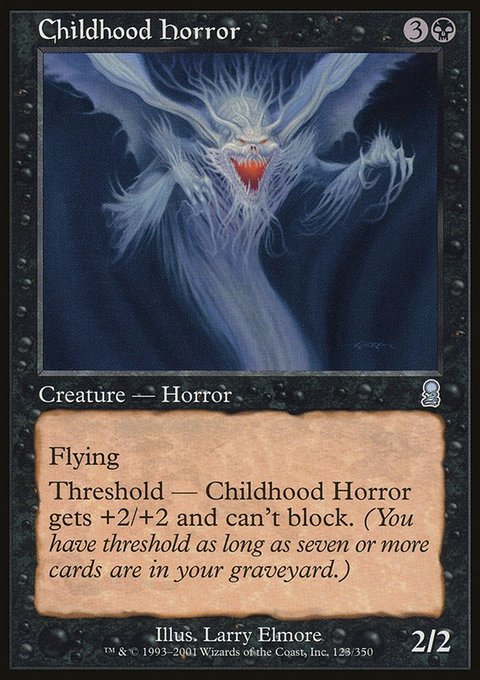 Childhood Horror, Odyssey #123, Magic: The Gathering card