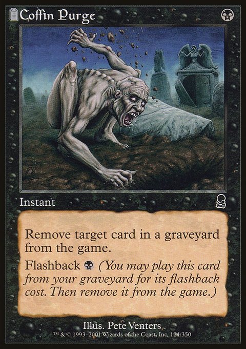 Coffin Purge, Odyssey #124, Magic: The Gathering card