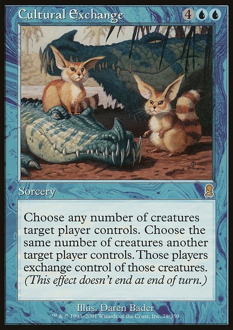 Cultural Exchange, Odyssey #79, Magic: The Gathering card