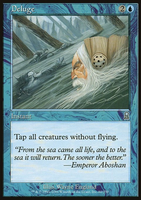 Deluge, Odyssey #80, Magic: The Gathering card
