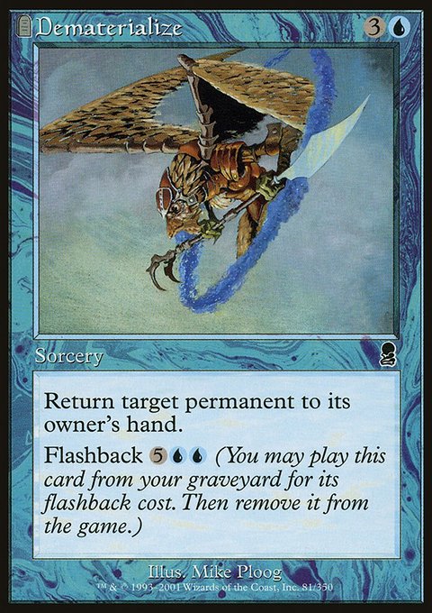 Dematerialize, Odyssey #81, Magic: The Gathering card